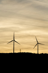 Fototapeta premium Windmills are producing electric for our world.