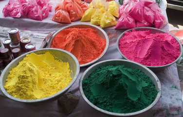 bright Indian colors , Jaipur, Rajasthan, India