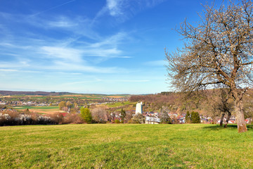 Frühlingslandschaft im Enzkreis bei Königsbach-Stein
