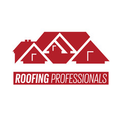 House roof logotype or sign