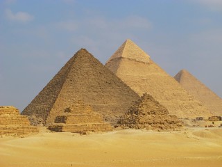 Fototapeta na wymiar Egyptian Pyramids Giza
