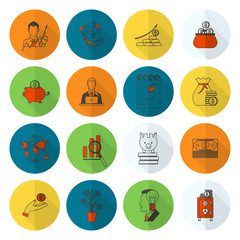 Business and Finance Icon Set