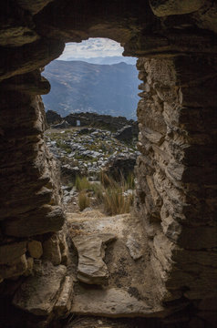 Susupillo site Nothern Peru. Ances. Inca culture