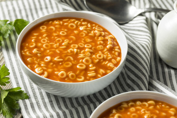 Healthy Alphabet Soup in Tomato Sauce