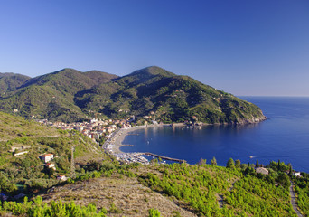 Levanto or Levante, a beautiful fishing village in Liguria. Italy