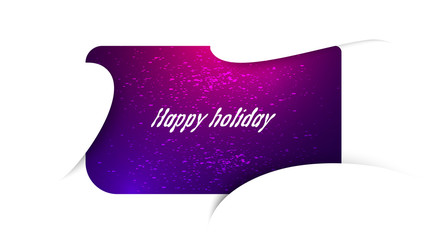 Happy holiday brochure