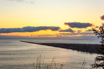 vantage point of sunset