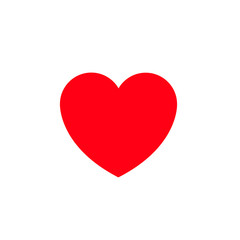 Heart vector icon, Love symbol. Valentine's Day sign, emblem isolated on white background, Flat style for graphic and web design