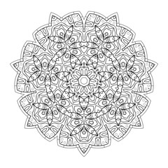 Mandala for coloring book