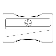 Sharpener icon,outline style