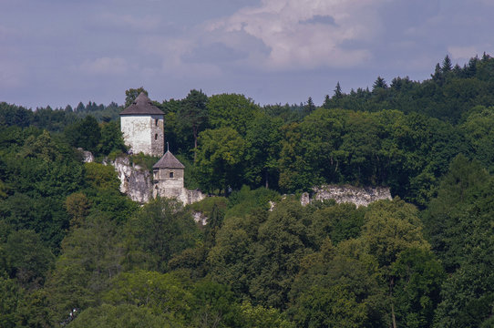 Castle ruins in Ojcow National Park - Poland