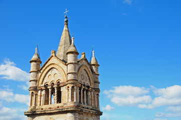 Fototapeta na wymiar Campanile della cattedrale di Palermo - Sicilia