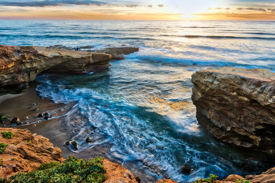 Pappy's Point at Sunset Cliffs