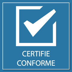 Logo certifié conforme.