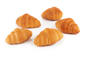 croissant isolated on white