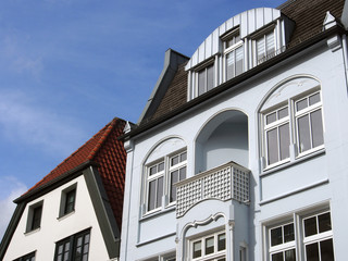 Sanierte Altbaufassaden, Deutschland, NRW