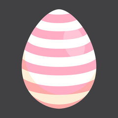 Easter eggs, vector illustration in cartoon style, isolated.