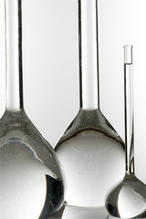 Pharmazeutische Glasgefäß im Labor