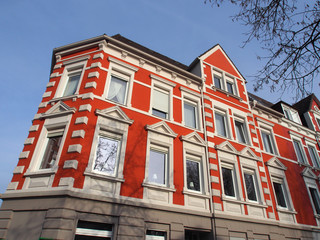 Sanierte Altbaufassaden, Deutschland, NRW