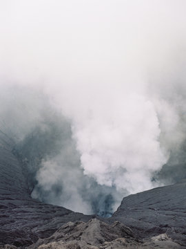 Volcanic crater