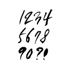 벡터 문자 / 손으로 쓴 글씨체