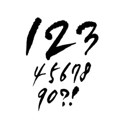 벡터 문자 / 손으로 쓴 글씨체