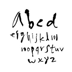 벡터 문자 / 손으로 쓴 글씨체