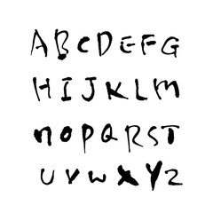 벡터 문자 / 손으로 쓴 글씨체