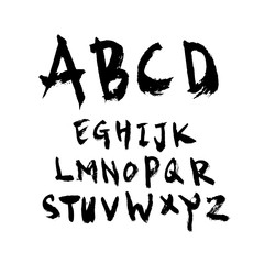 벡터 문자 / 손으로 쓴 글씨체