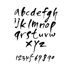 벡터 문자 / 손으로 쓴 글씨체