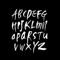 벡터 문자 / 손으로 쓴 글씨체