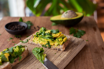 avo on toast