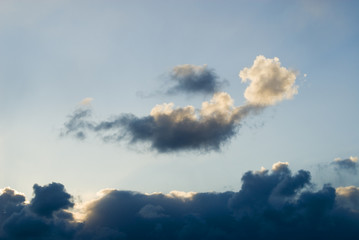 空　雲　テクスチャ　素材