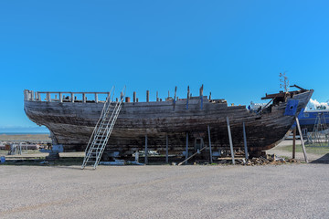 Wooden boat repair