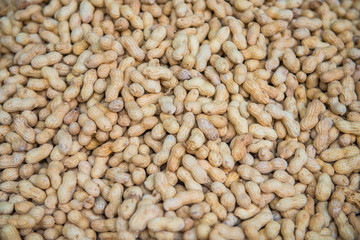 Boiled peanut for sale in market