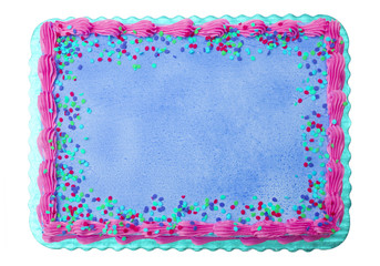 Blank Cake - Add your own writting or message