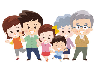 仲良し6人家族