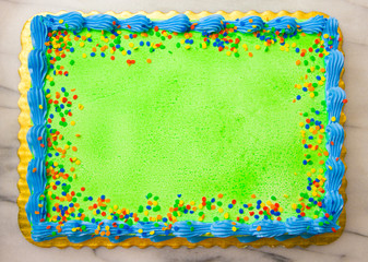Blank Cake - Add your own writting or message