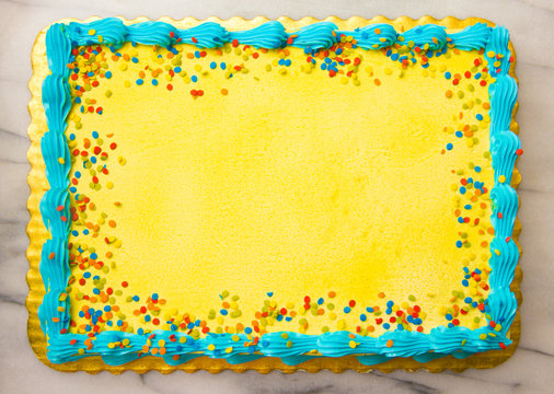 Tricolor border quarter sheet blank | Cake pictures, Cake, Food