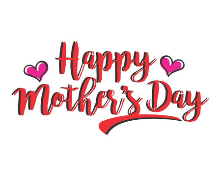 mothers day alphabet typography font text image vector icon 2