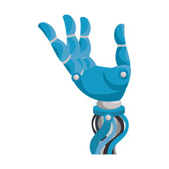 robot hand humanoid icon