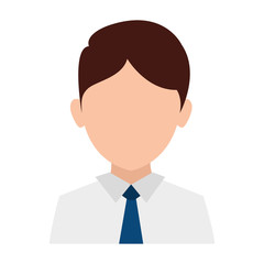 businessman avatar character icon