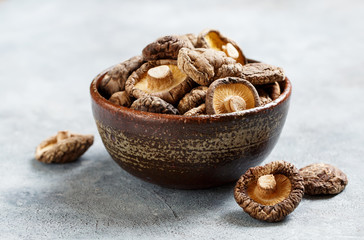 Dried shiitake mushroom