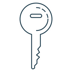 key door isolated icon