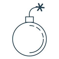 boom explosive isolated icon