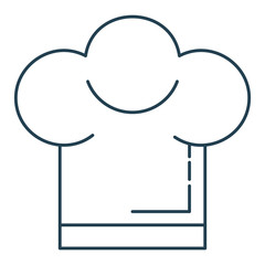 chef hat isolated icon