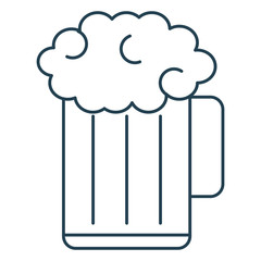 beer jar isolated icon