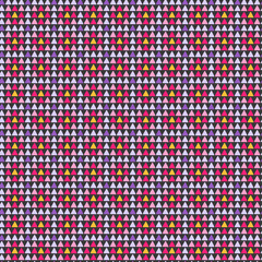 Seamless Dark Pattern flower mosaic purple and pink triangles