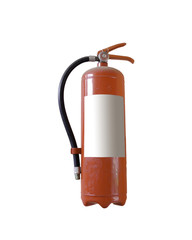 fire extinguisher isolated on white background