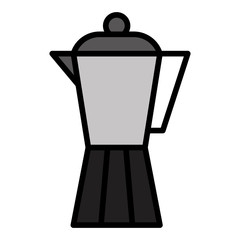 kitchen kettle isolated icon